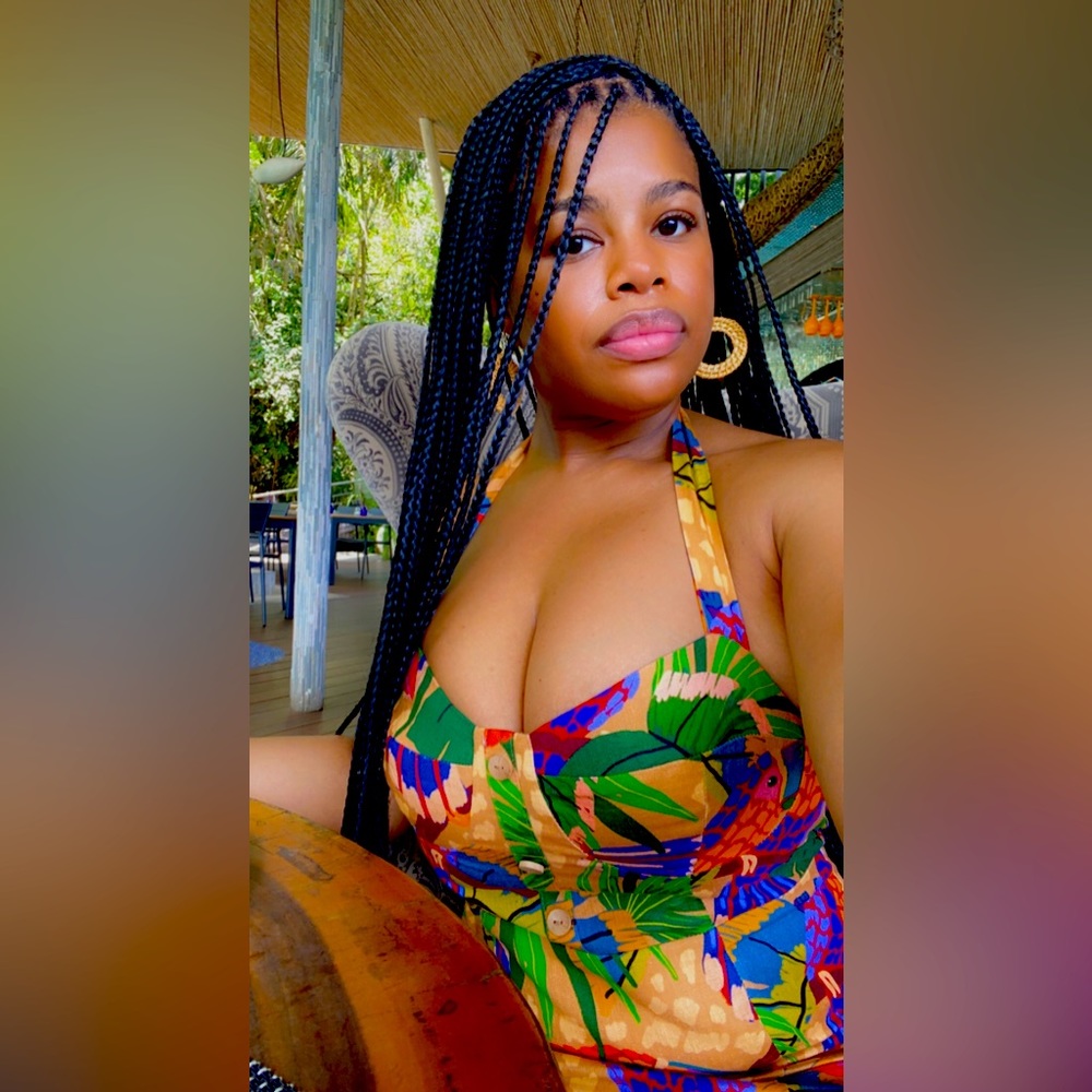 Farm rio multi color mini dress can be worn as a halter